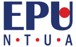 text with the letters of the organisation EPU NTUA